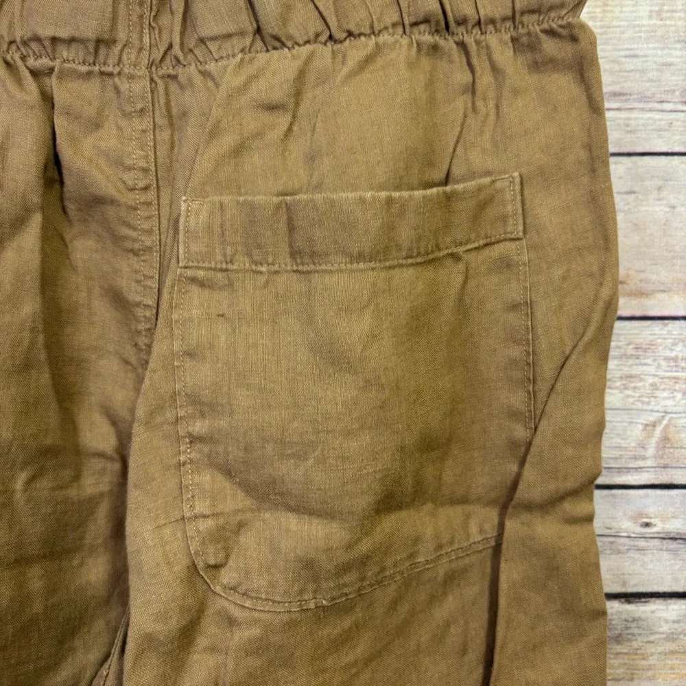 Everlane The Linen Easy Pant Womens XS Carob Brown